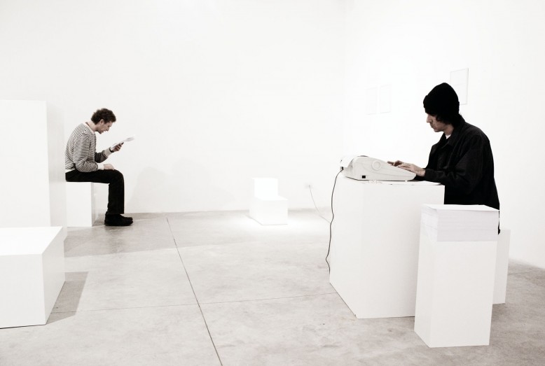 Ph- Altrospazio. Etienne Chambaud, Lo stato delle sirene. Installation view, Nomas Foundation, Rome. 2010