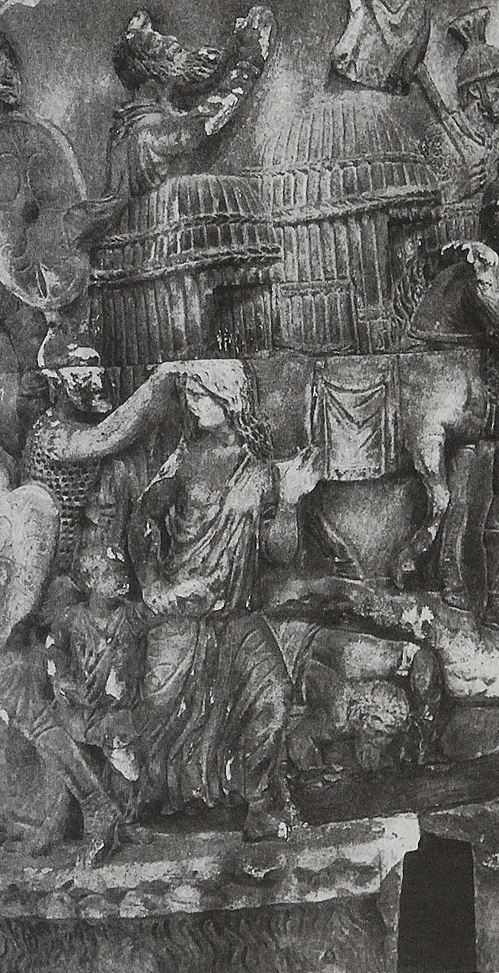 Conquista di una località. Donna presa per i capelli.png